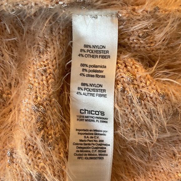 Chico’s Petite Fun Fuzzy Sweater - Picture 7 of 9